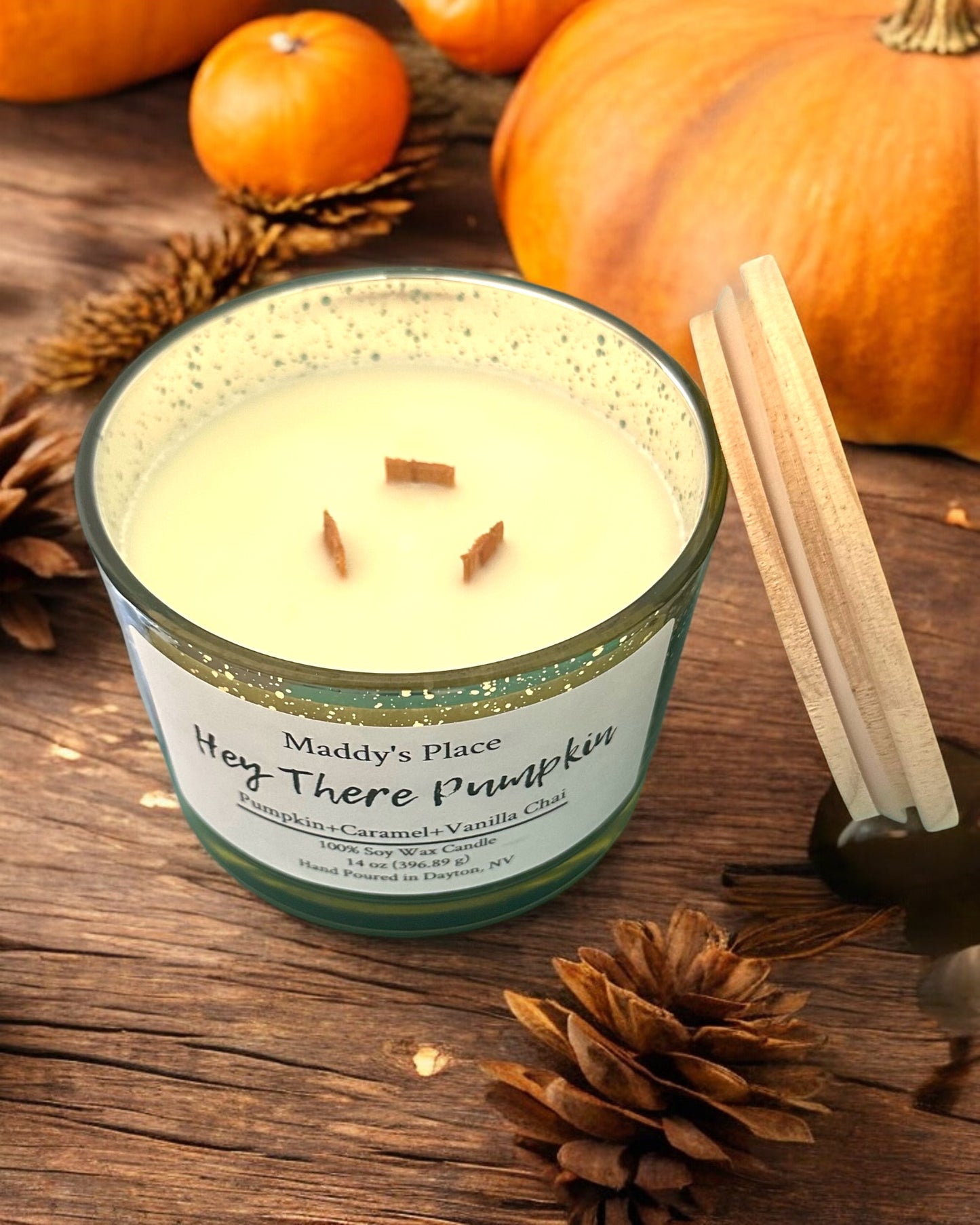 Hey There Pumpkin 3-Wick Soy Candle