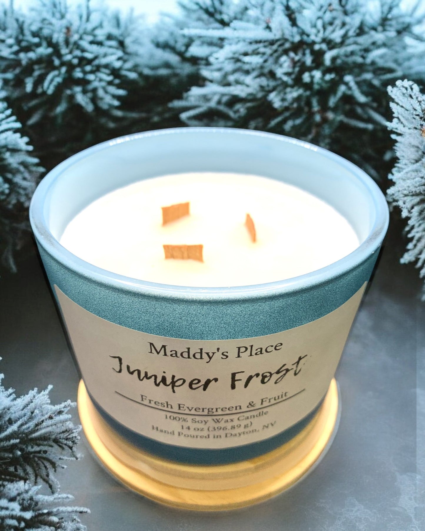 Juniper Frost 3-Wick Soy Candle