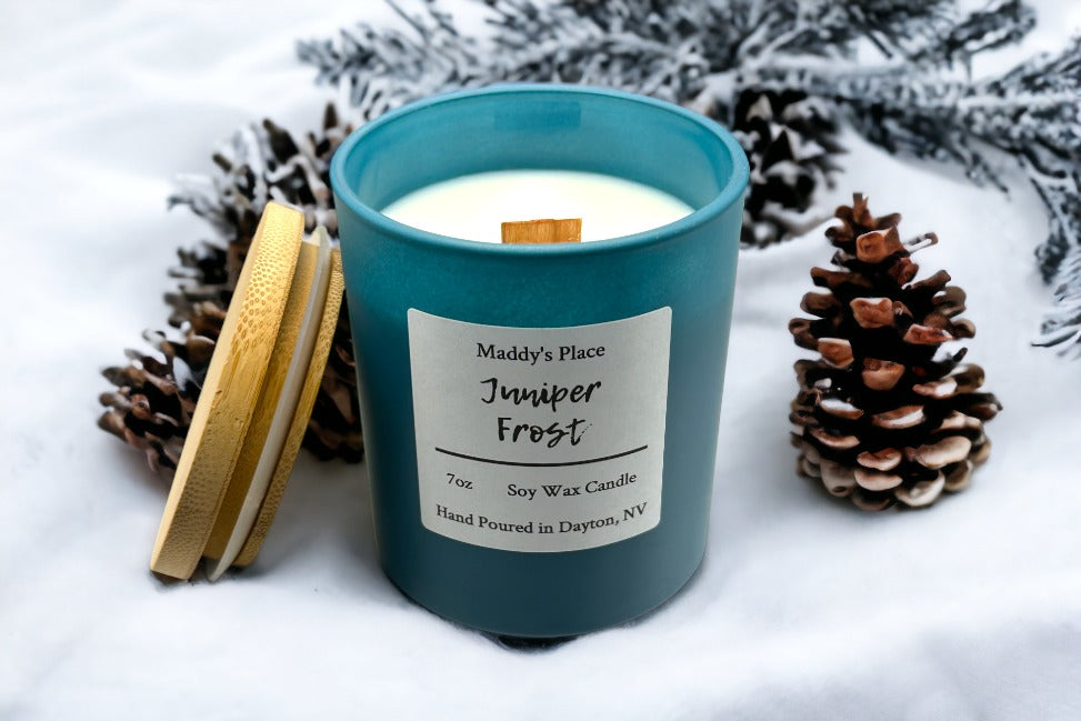 Juniper Frost Soy Candle