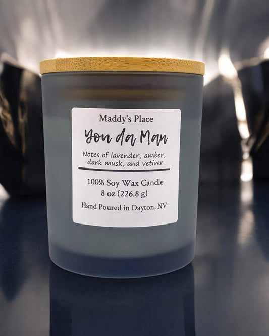 You Da Man Soy Wax Candle