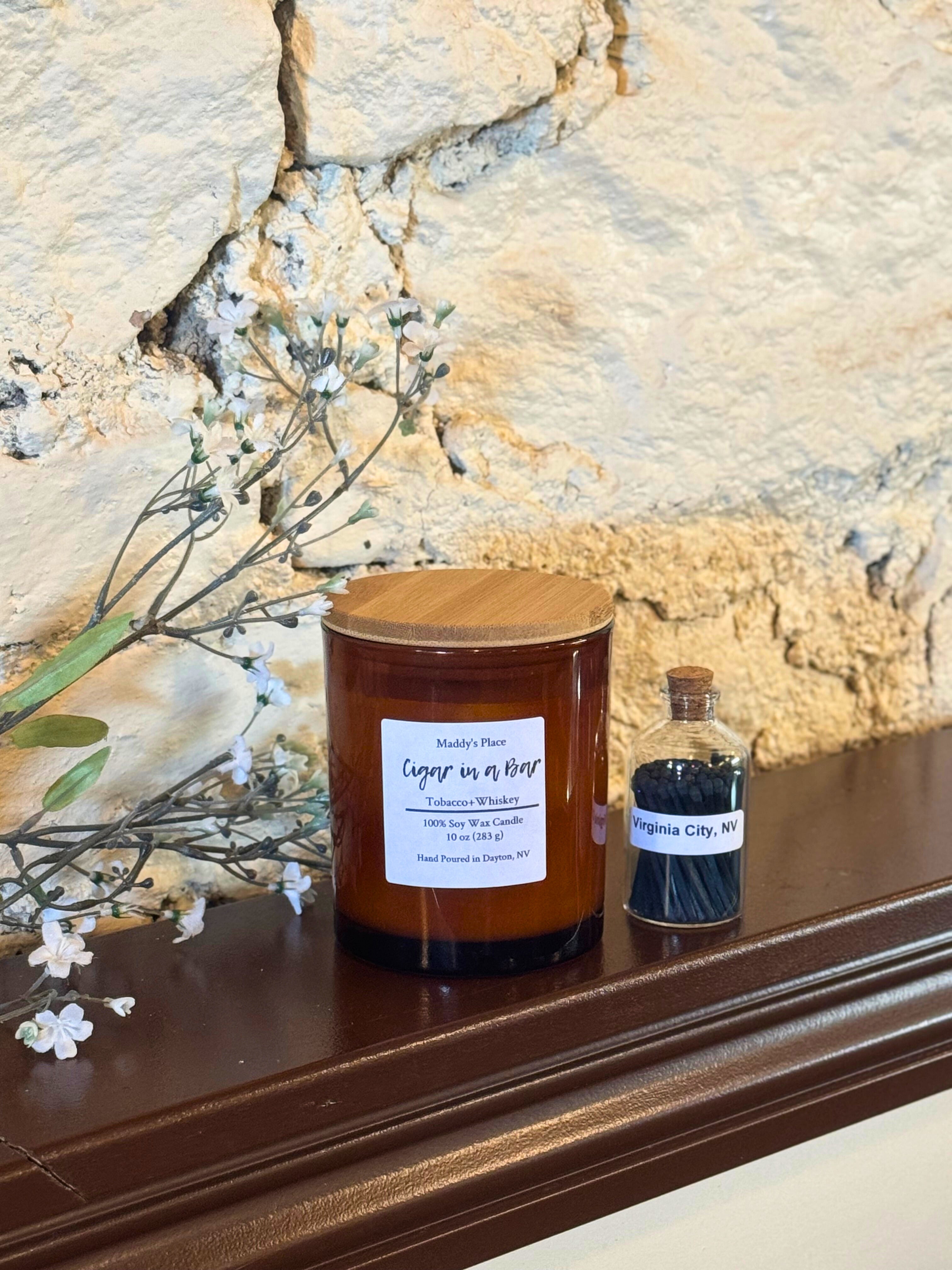 Cigar in a Bar Soy Candle