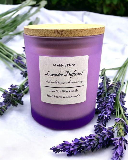 Lavender Driftwood Candle