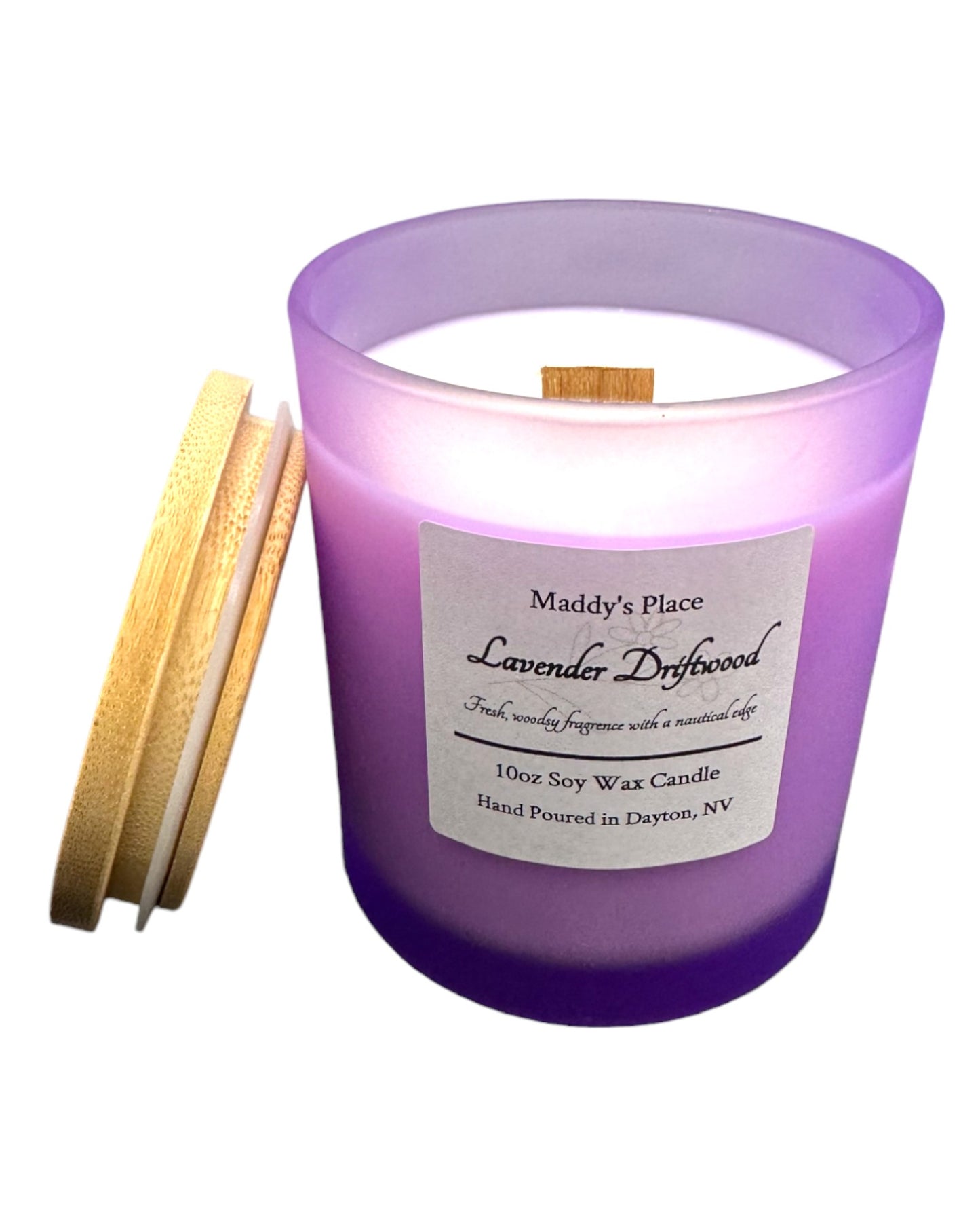 Lavender Driftwood Candle