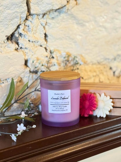 Lavender Driftwood Candle